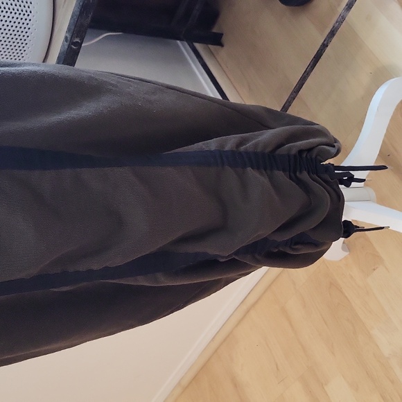 Circus Hotel Green Drawstring Midi Skirt Fleece Wool - Picture 3 of 15